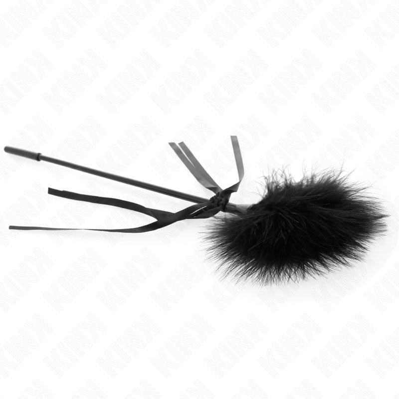 KINK - PLUMES CHACOUILLÉES AVEC NŒUD 35 CM – Image 4