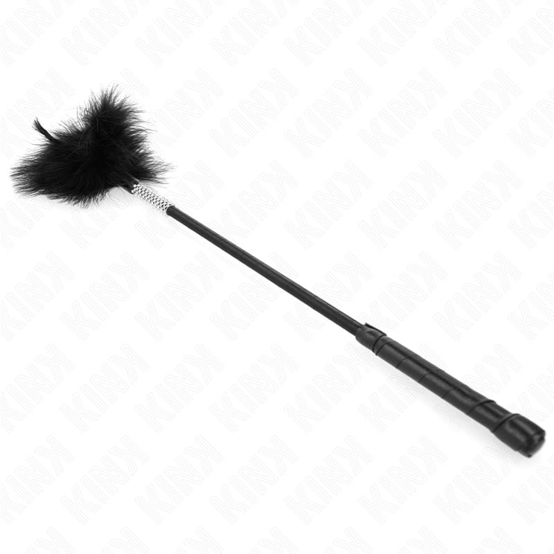 KINK - PLUMES CHACOUILLES AVEC MANCHE STRASS 50 CM – Image 3