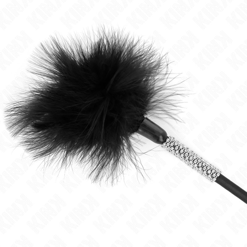 KINK - PLUMES CHACOUILLES AVEC MANCHE STRASS 50 CM – Image 5