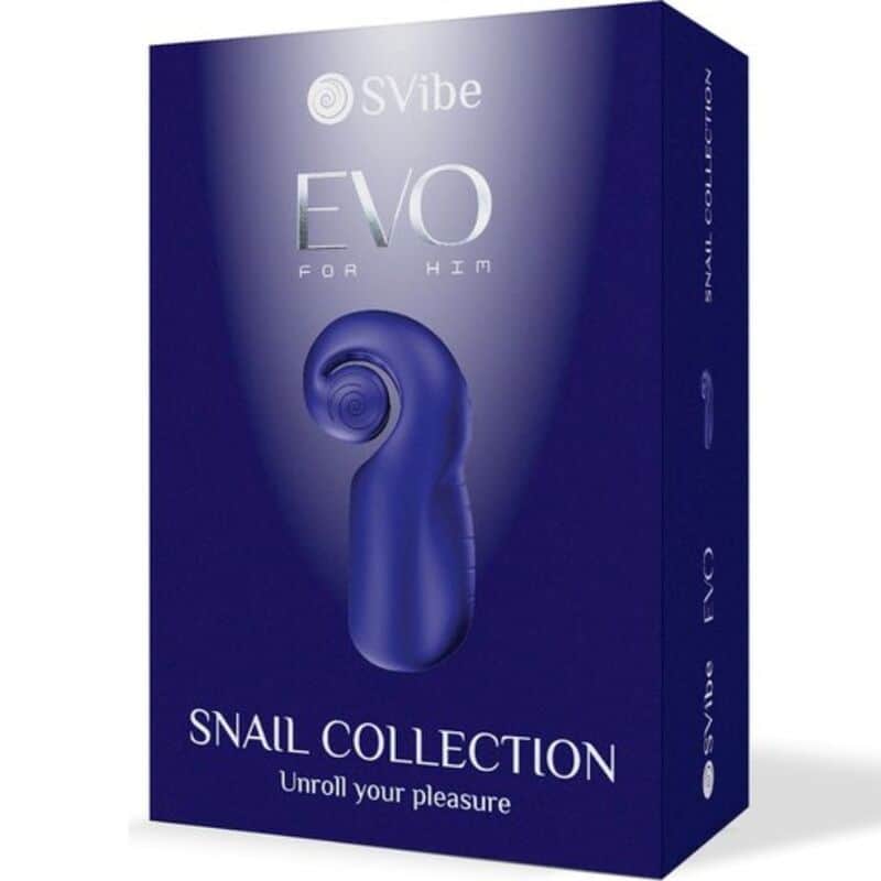 SNAIL VIBE - EVO POUR LUI MASTURBATEUR HOMME SLIDE NROLL BLEU FONCÉ – Image 5