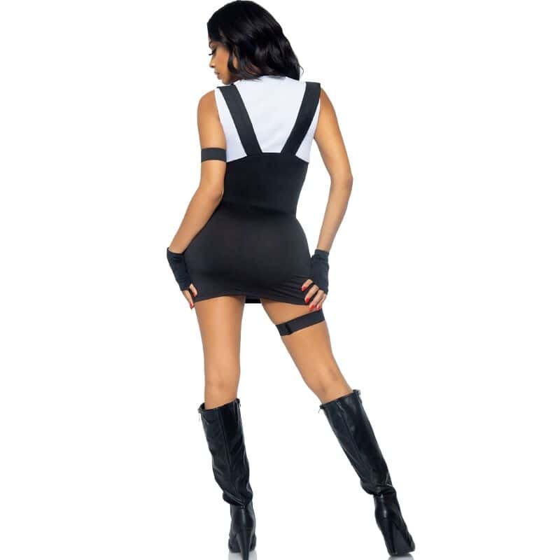 LEG AVENUE - COSTUME SEXY SWAT OFFICIEL NOIR M/L – Image 4