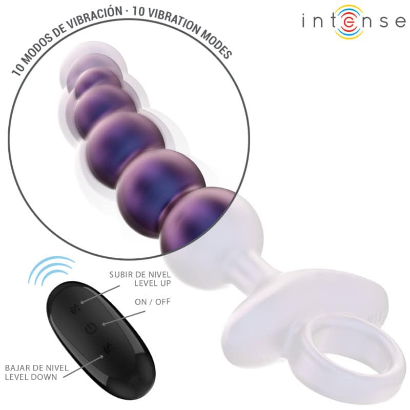 INTENSE - TITO PLUG ANAL VIBRANT MODÈLE 3 TÉLÉCOMMANDE – Image 3