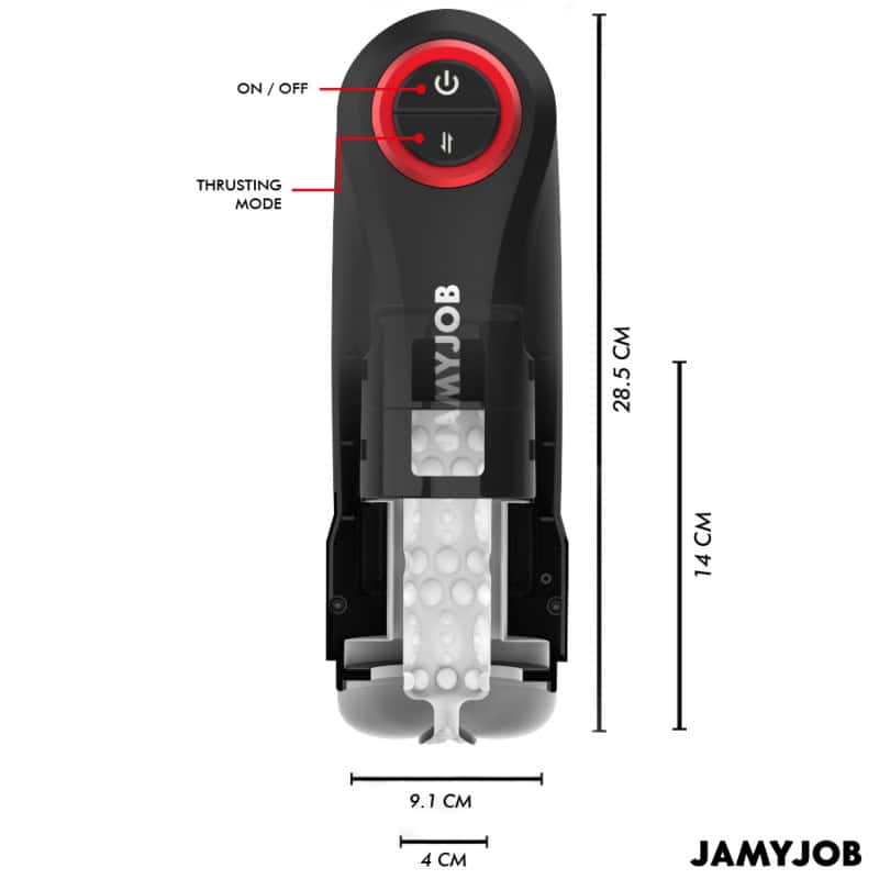 JAMYJOB - MASTURBATEUR VAGIN AUTOMATIQUE PAR GRAVITÉ 5 MODES DASPIRATION – Image 4