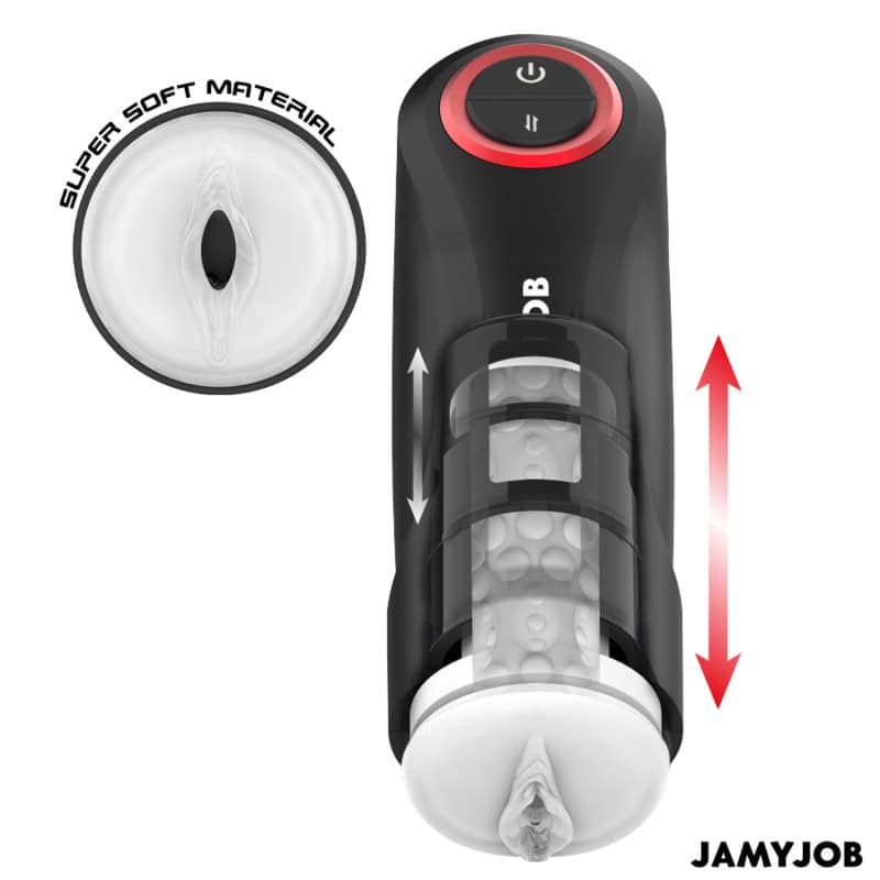 JAMYJOB - MASTURBATEUR VAGIN AUTOMATIQUE PAR GRAVITÉ 5 MODES DASPIRATION – Image 3