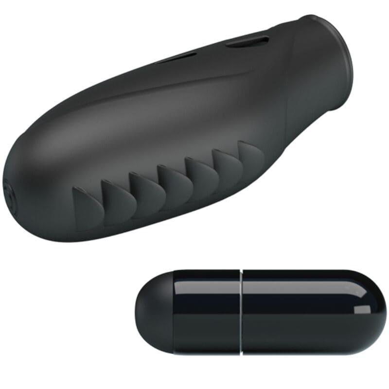 PRETTY LOVE - VIBRATEUR DOIGT EN SILICONE GILO NOIR – Image 4