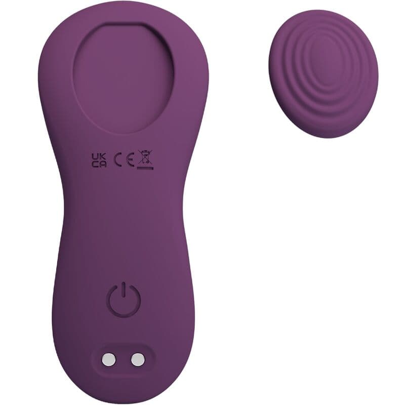 PRETTY LOVE - MANE LAY ON MASSEUR DE CLITORIS 10 VIBRATIONS TÉLÉCOMMANDE VIOLET – Image 2