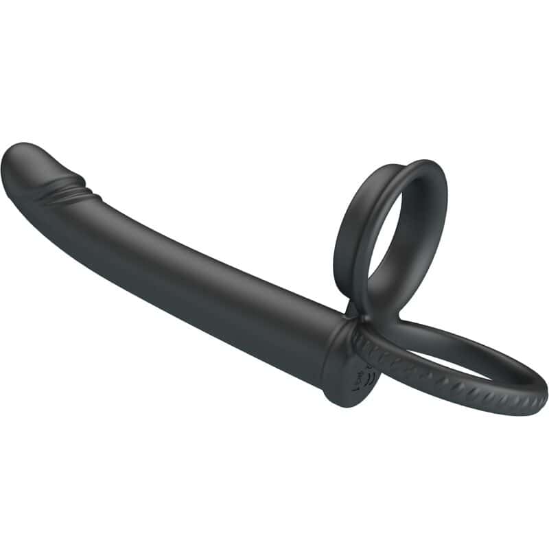PRETTY LOVE - DILLION DOUBLE PÉNÉTRATION DOUBLE ANNEAU PÉNAL NOIR – Image 4