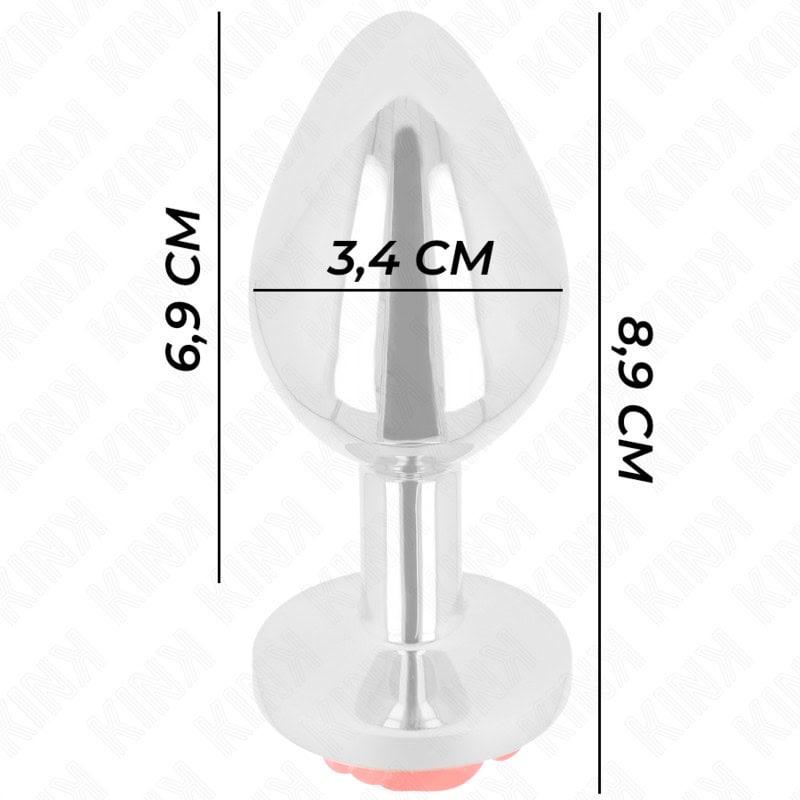KINK - PLUG ANAL ROSE ROUGE TAILLE M – Image 4