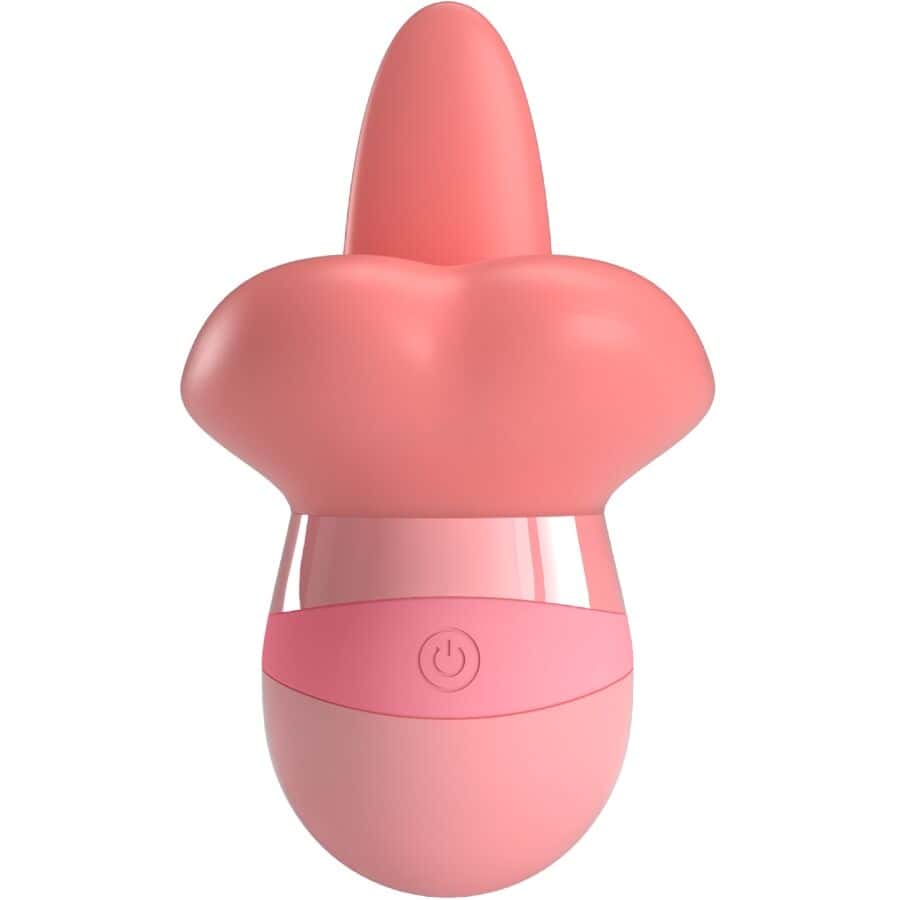 PRETTY LOVE - STIMULATEUR DE CLITORIS KYLEE TONGUE 10 VIBRATIONS ROSE NUDE – Image 2