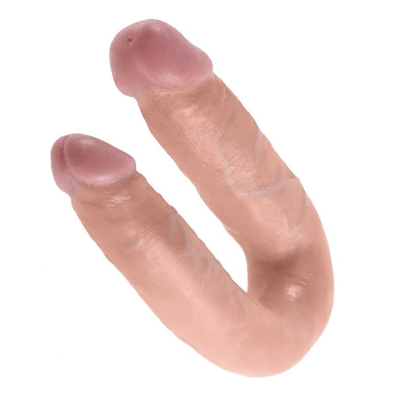 KING COCK - GODE DOUBLE PÉNÉTRATION 13.9 CM NATUREL – Image 3