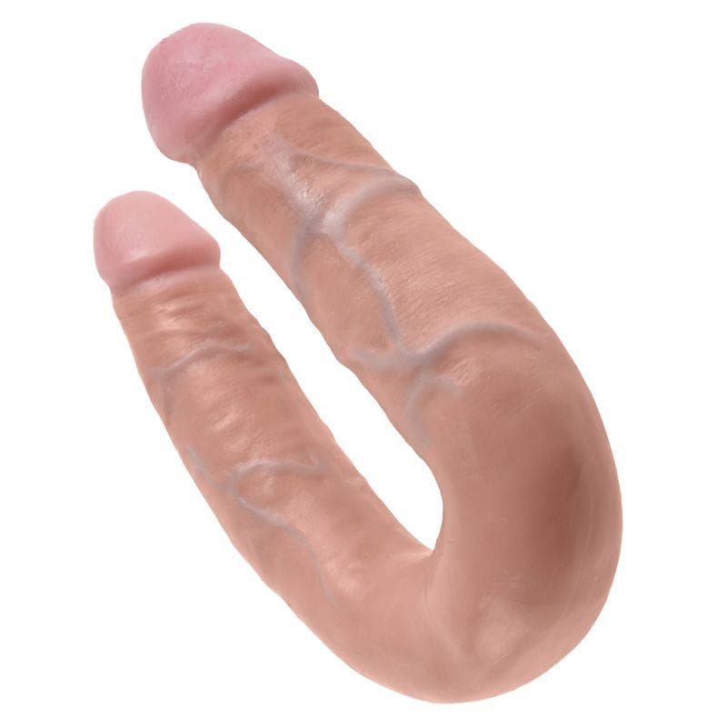 KING COCK - GODE DOUBLE PÉNÉTRATION 13.9 CM NATUREL – Image 5