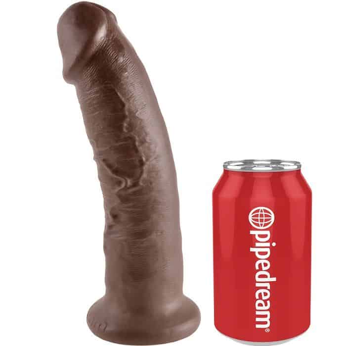 KING COCK - 9 GODE MARRON 22.9 CM – Image 3
