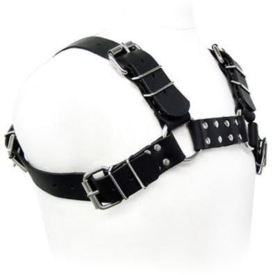LEATHER BODY - HARNAIS BULL DOG NOIR – Image 2