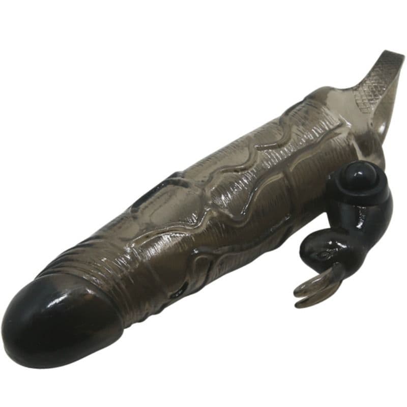 BAILE - COUVRE-PÉNIS BRAVE MAN AVEC LAPIN NOIR 16.5 CM – Image 3