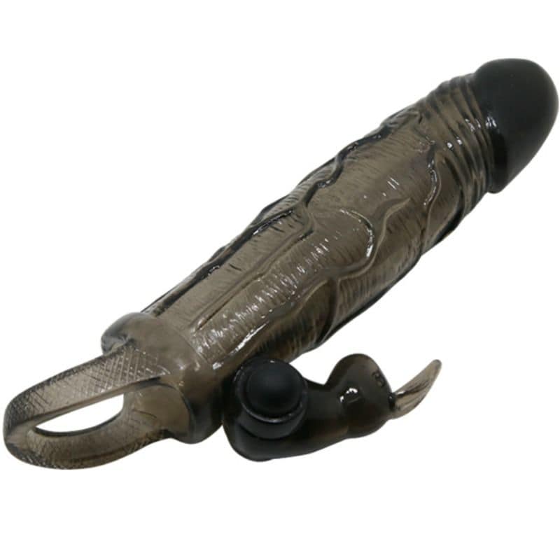 BAILE - COUVRE-PÉNIS BRAVE MAN AVEC LAPIN NOIR 16.5 CM – Image 4