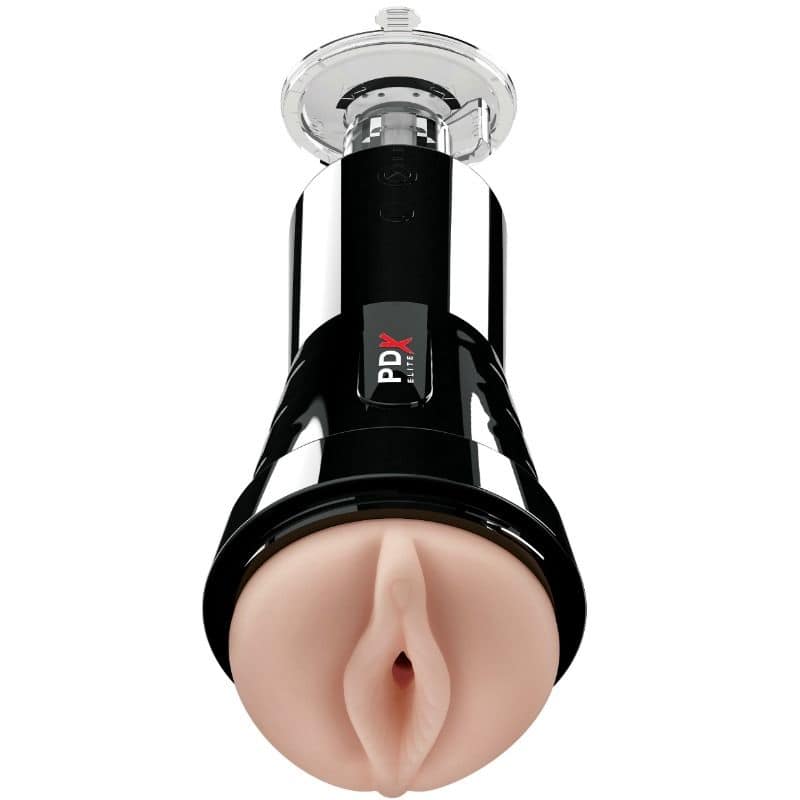 PDX ELITE - MASTURBATEUR AVEC VIBRATION ET EFFET DE COMPRESSEUR – Image 3