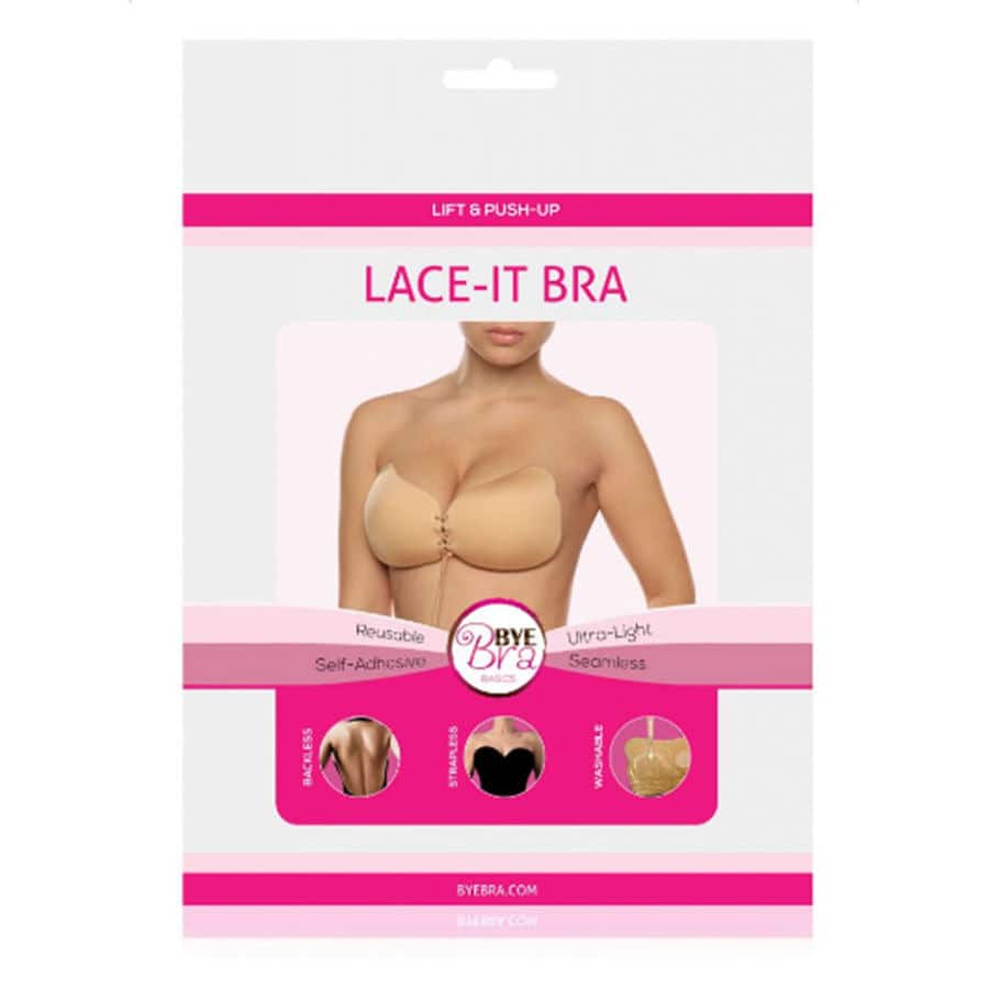 BYE-BRA - LACE-IT RENFORCEMENT PUSH-UP NOIR BONNET A – Image 3