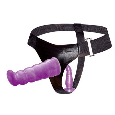 BAILE - HARNAIS ANAL ET VAGINAL FEMME LILAS GPOINT 17 CM – Image 3