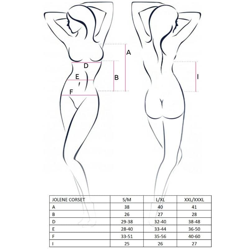 WOMAN JOLENE CORSET NEGRO TALLA L/XL – Image 3