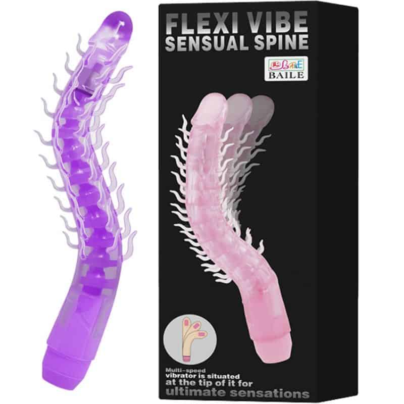BAILE - FLEXI VIBE SENSUAL SPINE GODE VIBRANT PLIABLE LILAS 23.5 CM – Image 3