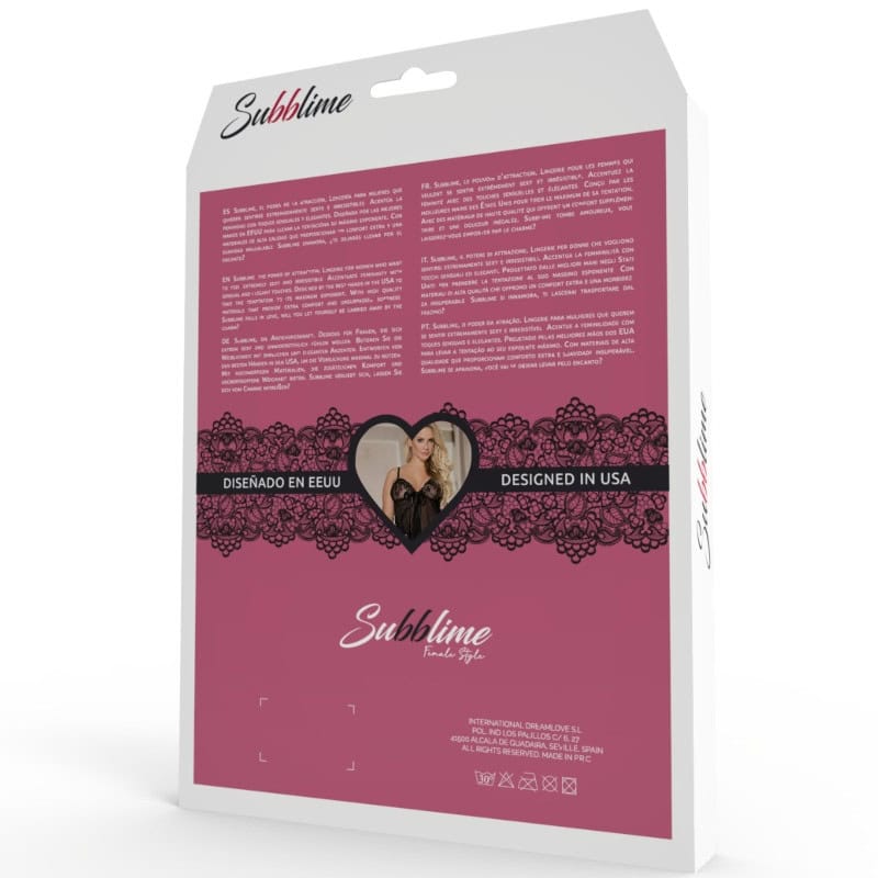 BABYDOLL FLORAL DESIGN MANCHES LONGUES S / M – Image 5