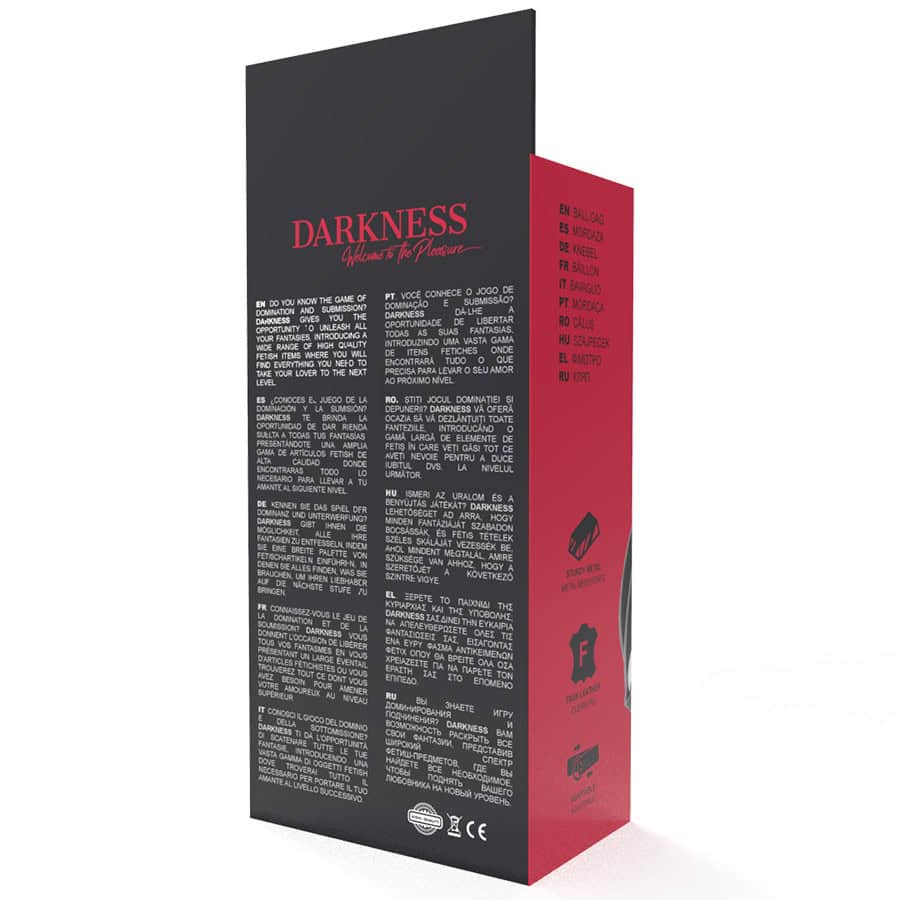 DARKNESS - BÂILLON BOULE NOIRE – Image 5