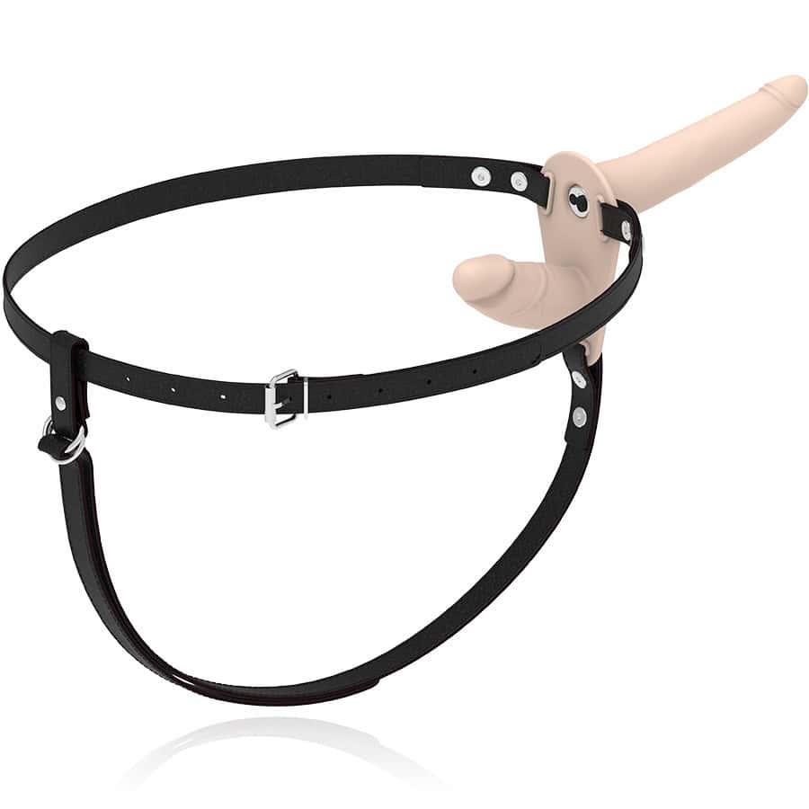 FETISH SUBMISSIVE HARNESS - VIBRATEUR FLESH UP DOUBLE PÉNÉTRATION – Image 5