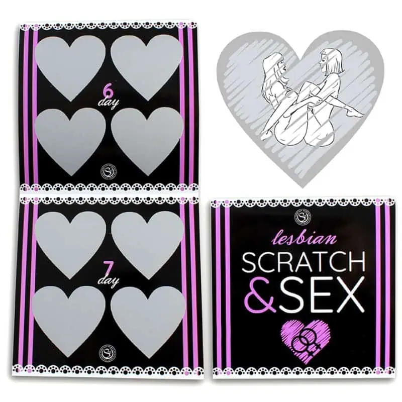 SECRETPLAY - JEU DE SCRATCH ET DE SEXE POUR COUPLES POSITIONS LESBIENNES (ES/EN/FR/PT/DE) – Image 2