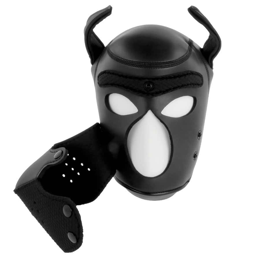 DARKNESS - MASQUE POUR CHIEN EN NÉOPRÈNE AVEC MUSEAU AMOVIBLE L – Image 4