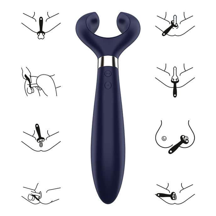 SATISFYER - ENDLESS FUN MULTI VIBRADOR 3 AZUL – Image 4