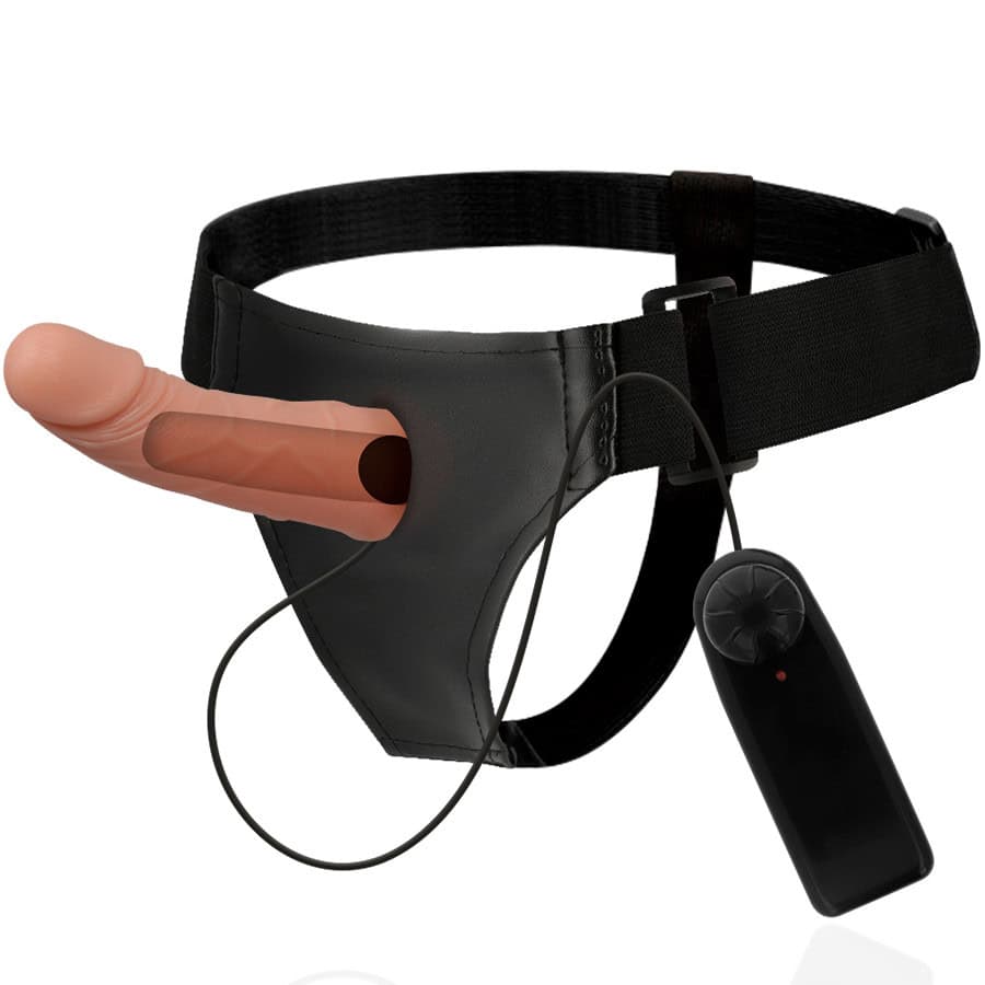 HARNESS ATTRACTION - RNES CADRES CREUX AVEC VIBRATEUR 15 CM -O- 5 CM – Image 3