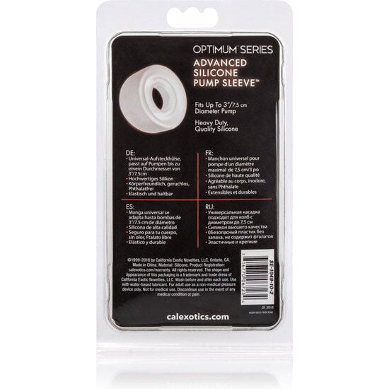 CALEXOTICS - MANCHON DE POMPE EN SILICONE ADV TRANSPARENT – Image 4