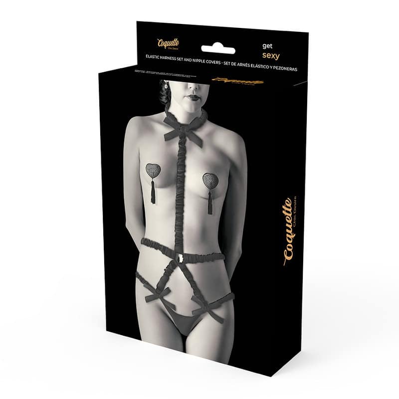 COQUETTE CHIC DESIRE - ENSEMBLE LINGERIE AVEC COUCHE-MALIN DE LUXE – Image 4