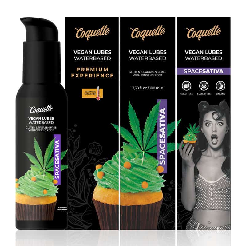 COQUETTE CHIC DESIRE - LUBRIFIANT VEGAN SPACE SATIVA PREMIUM EXPERIENCE 100 ML – Image 3