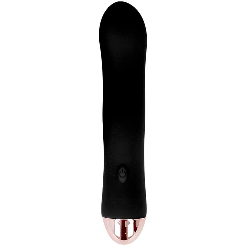 DOLCE VITA - VIBRATEUR RECHARGEABLE DEUX NOIR 7 VITESSES – Image 3