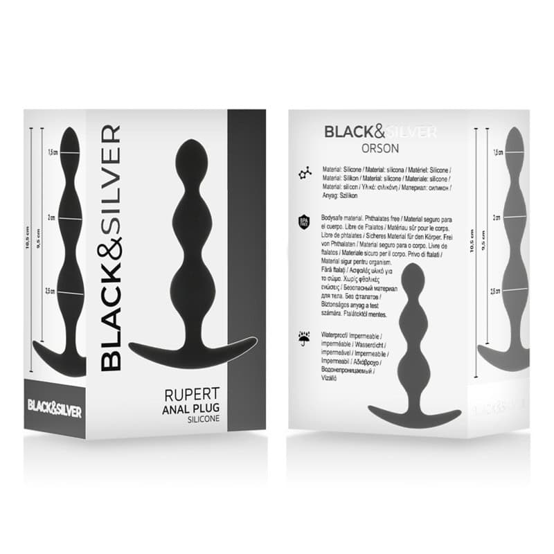 BLACKSILVER - CHAÎNE À BILLES ANAL RUPERT 10 CM – Image 5