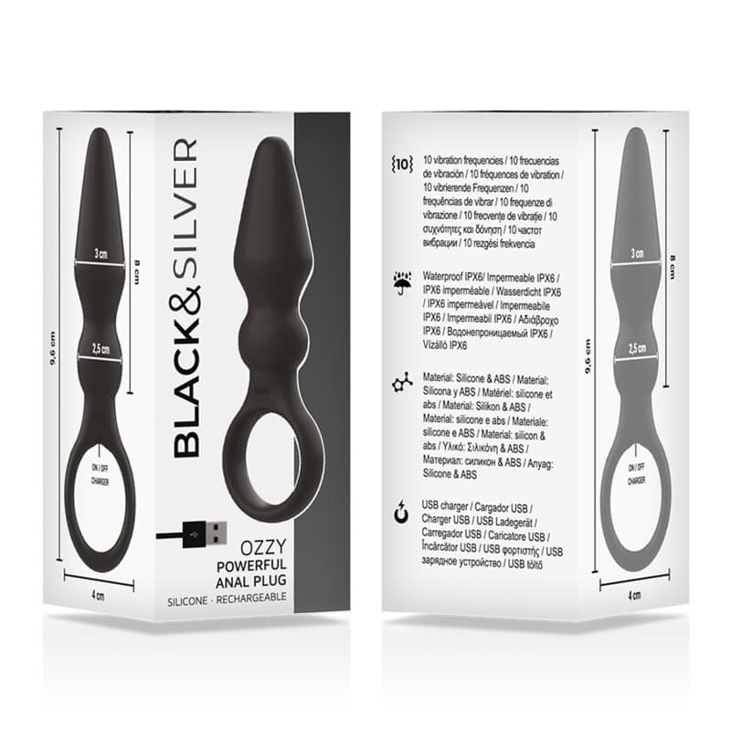 BLACKSILVER - PUISSANT PLUG ANAL EN SILICONE OZZY – Image 5