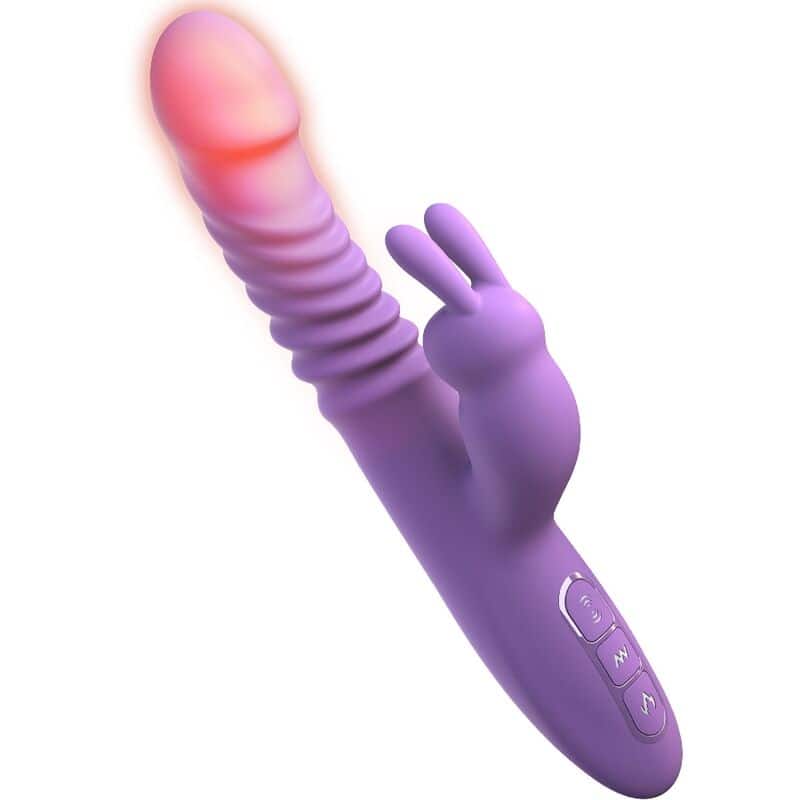 FANTASY FOR HER - STIMULATEUR DE CLITORIS DE LAPIN AVEC FONCTION CHALEUR OSCILLATION ET VIBRATION VIOLET – Image 3