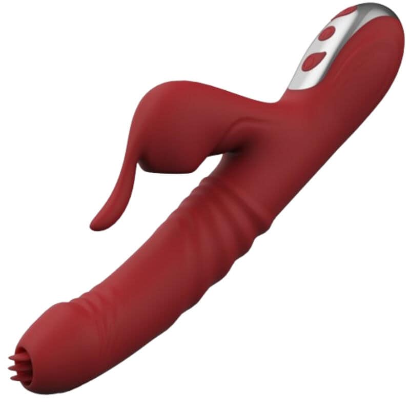 ARMONY - VIBRATEUR ET SUÇON SUCK AVEC LANGUE STIMULANTE BOURGOGNE – Image 4
