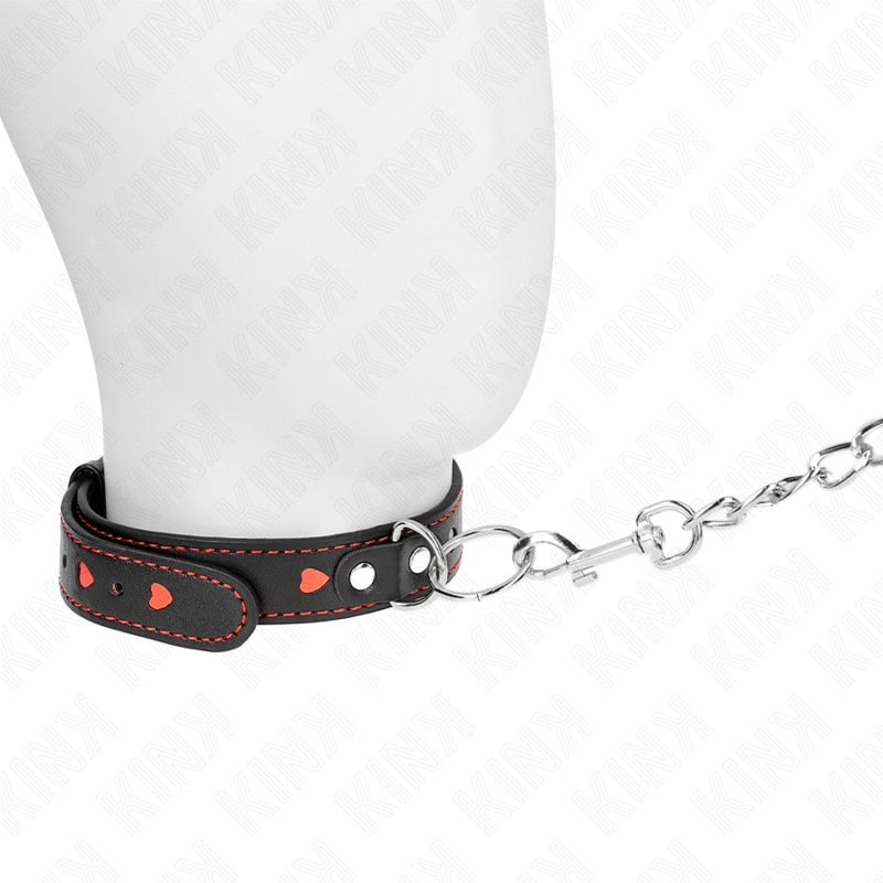 KINK - COLLIER AVEC BRACELET 65 CM DÉTAILS COEUR 52,5 X 2,5 CM – Image 2