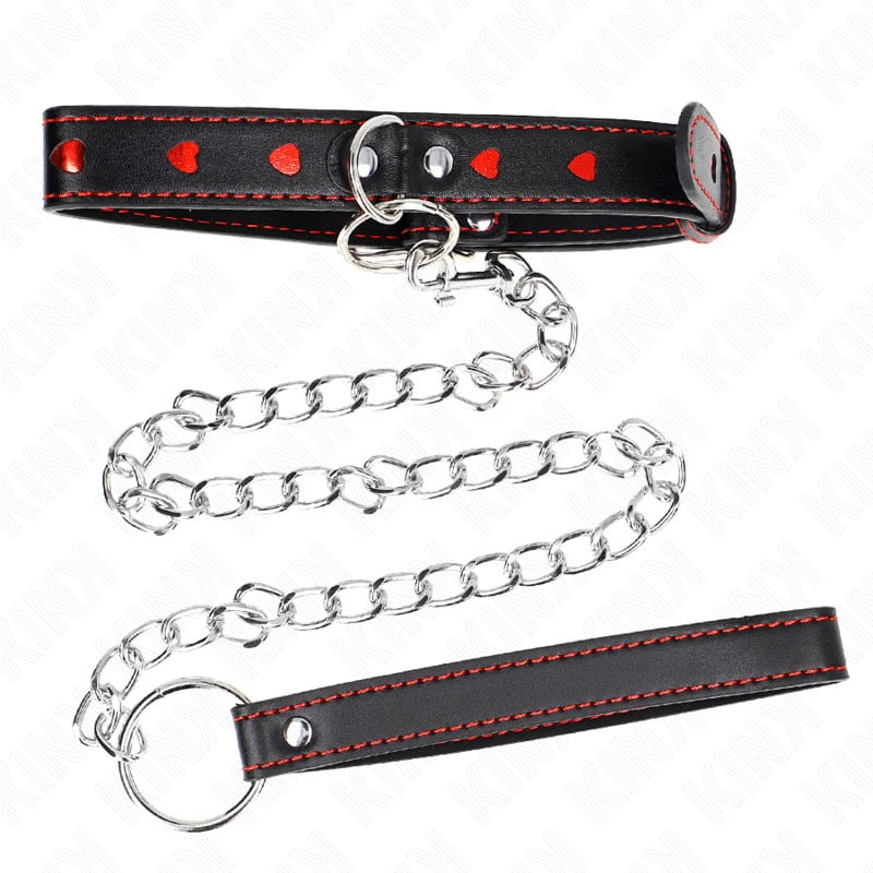 KINK - COLLIER AVEC BRACELET 65 CM DÉTAILS COEUR 52,5 X 2,5 CM – Image 4