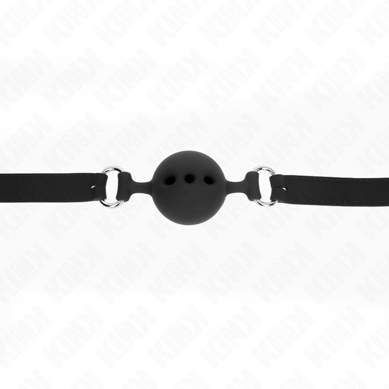 KINK - BÂTON ENTIEREMENT SILICONE 55 x 2 CM AVEC BOULE DE 5 CM TAILLE L NOIR AJUSTABLE 35-51 CM – Image 4