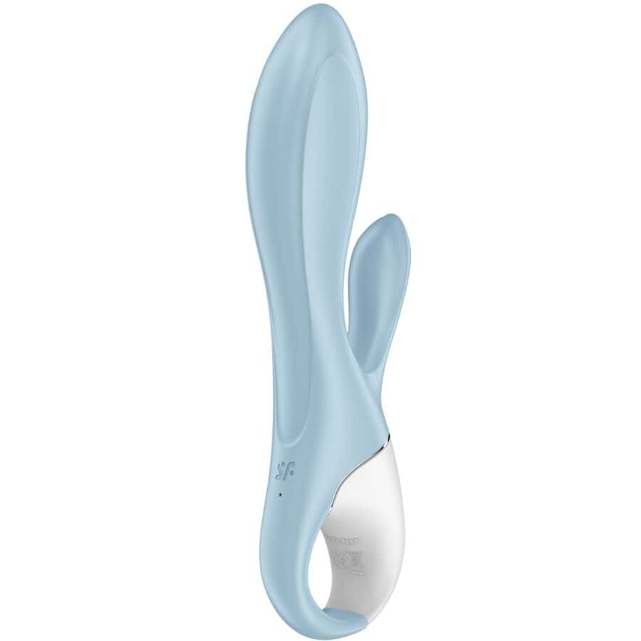 SATISFYER - AIR PUMP BUNNY 1 VIBRATEUR GONFLABLE LAPIN BLEU – Image 4