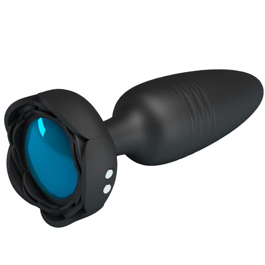 PRETTY LOVE - TARION PLUG ANAL AVEC LUMIÈRE LED NOIR 12,5 CM – Image 2