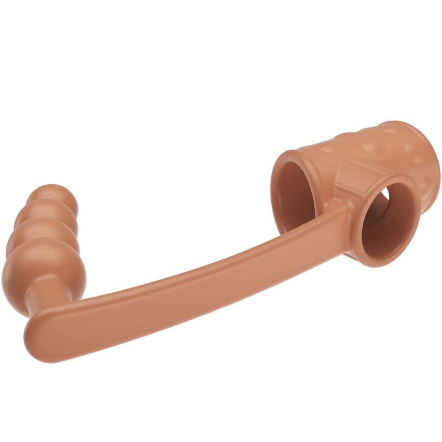 PRETTY LOVE - MANCHON PÉNIS AVEC PLUG ANAL NATUREL – Image 3