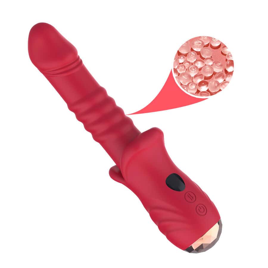 ARMONY - POINT A DILDO VIBRATEUR STIMULANT ROUGE – Image 5