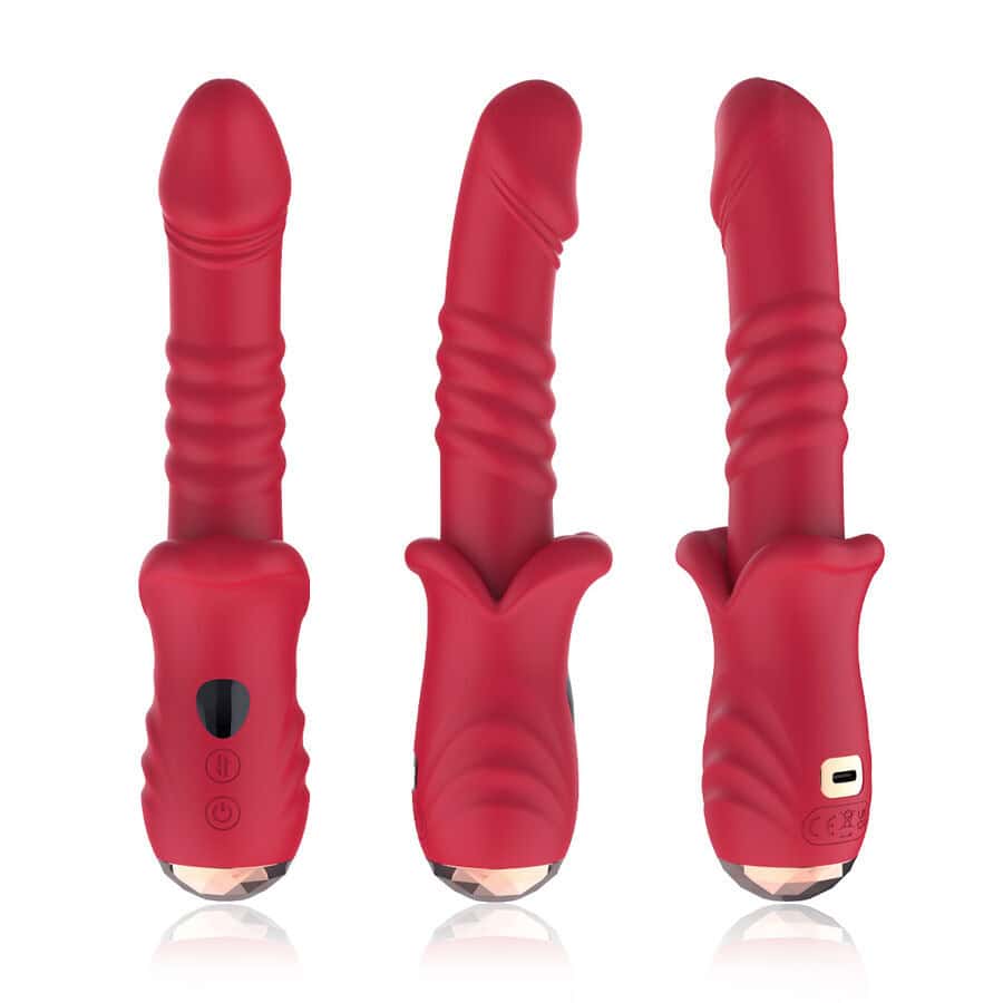ARMONY - POINT A DILDO VIBRATEUR STIMULANT ROUGE – Image 4