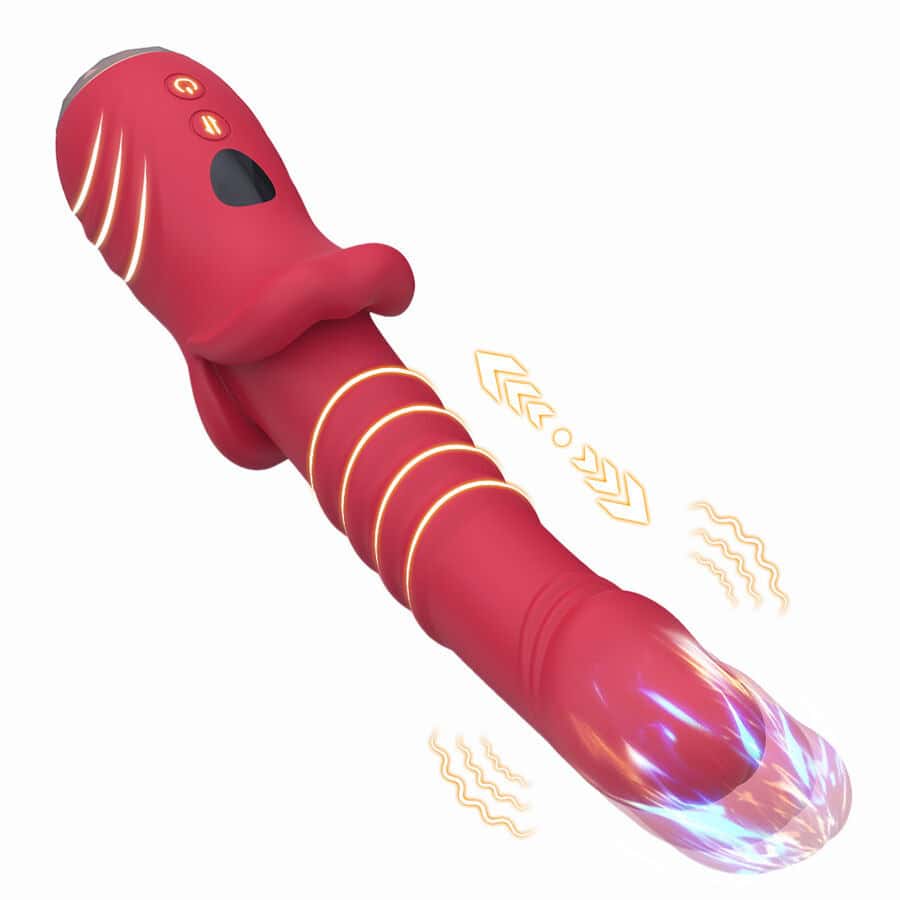 ARMONY - POINT A DILDO VIBRATEUR STIMULANT ROUGE – Image 2