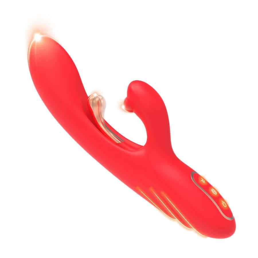 ARMONY - VIBRATEUR STIMULATEUR POINT G ET CLITORIS AVEC LANGUE OSCILLANTE ROUGE – Image 2