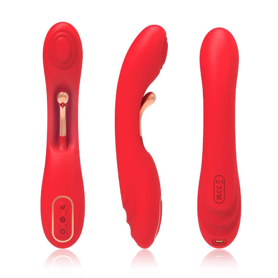 ARMONY - VIBRATEUR À LANGUE OSCILLANTE ROUGE – Image 3